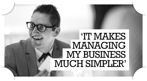 Chrisopher Hurst Quote - It makes managing my business much simpler