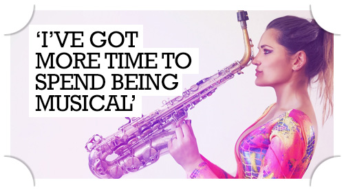 Ellie Sax Quote - I've got more time to spend being musical