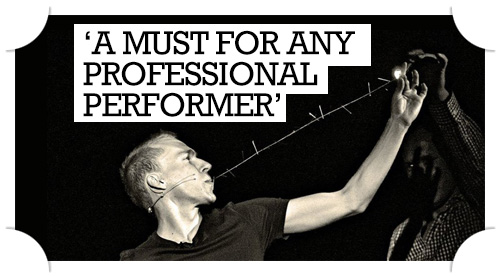 Stephen Williams Quote - A must for any professional performer