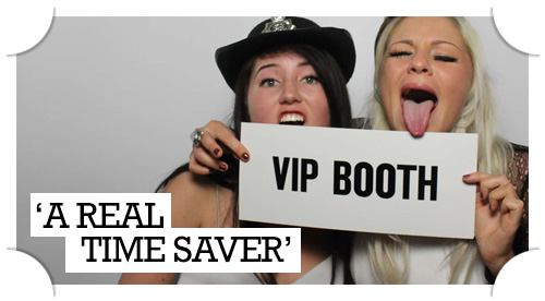 VIP Booth Photobooth Quote - A real time saver